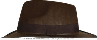 Brun Äventyrs Hatt