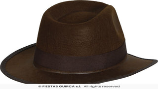 Brun Äventyrs Hatt