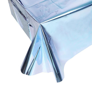 Foil tablecloth light blue 274x137cm