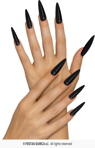 Fake nails Black