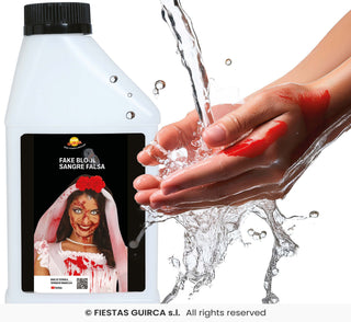 Tvättbart teaterblod 1 liter flaska High Quality