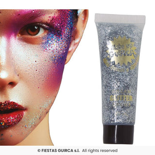 Silverglitter Sminklera Tub – Festsmink & Maskeradsmink