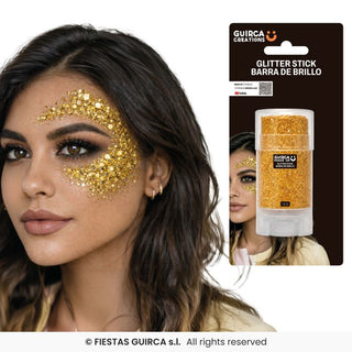 Glittrigt sminkstift, guld, 15 g