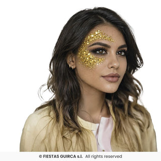 Glittrigt sminkstift, guld, 15 g