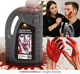 1 liter Teaterblod, flaska