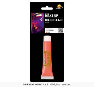 Neon Rött Smink Tub 10 ml – Festsmink & Maskeradsmink