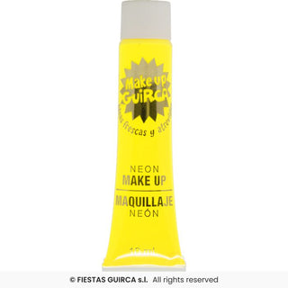 Neon Gult Smink Tub 10 ml – Festsmink & Maskeradsmink
