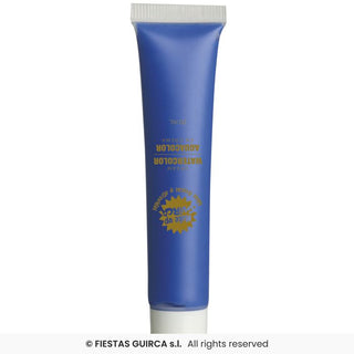 Vattenbaserat smink, tub, 20 ml, marinblå