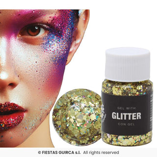 Guld Glittergel 20g