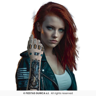 Futuristiskt armtatueringsark
