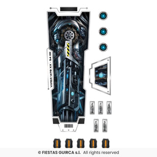 Futuristiskt armtatueringsark