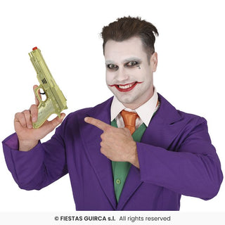 Guldmetallpistol 22cm
