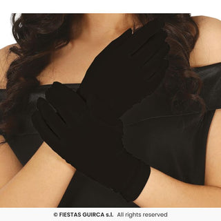 Gloves Short Black