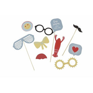 Crab disc photo props 10 pack