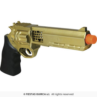 Guldpistol 27 cm – Maskeradtillbehör & Rekvisita