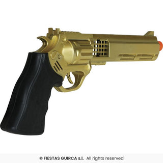 Guldpistol 27 cm – Maskeradtillbehör & Rekvisita