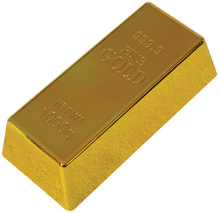 Guldtacka – Dekorativ rekvisita (18x6x6,5 cm)