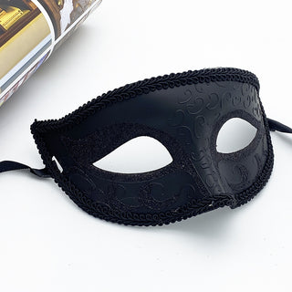 Black/gold Venetian mask