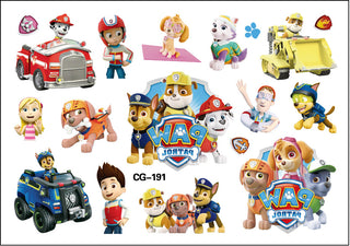 Paw Patrol Tatueringar/gnuggisar