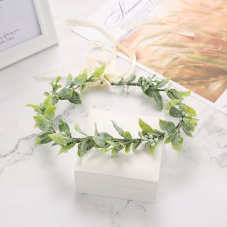 floral wreath green elegant