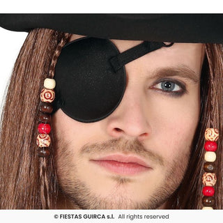 Piratögonlapp i Tyg – Maskeradtillbehör & Rekvisita Vuxen