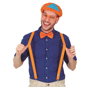 Orange Underhållarset – Blippi-stil