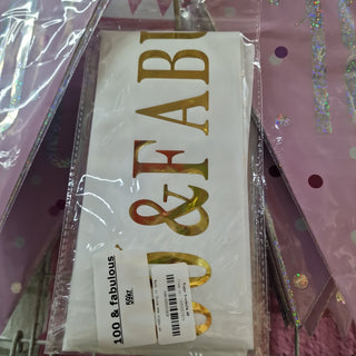 Ribbon 100&amp;FABULOUS