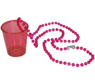 Halsband med glashänge – Assorterade färger 1pack