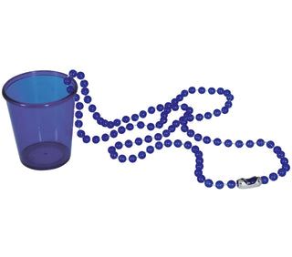 Halsband med glashänge – Assorterade färger 1pack