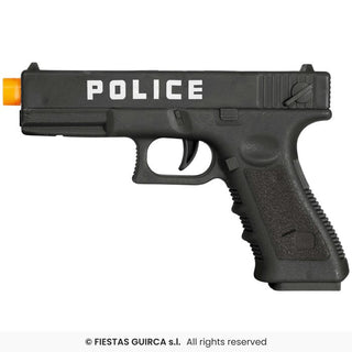 Pistol med Hölster 20 cm – Maskeradtillbehör & Rekvisita