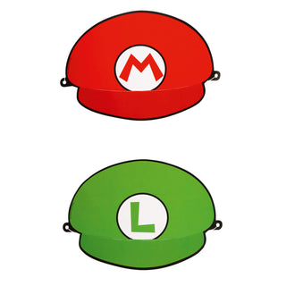 party hats super mario 8-pack