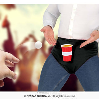 Beer Pong Kalsonger – Festtillbehör & Partyplagg Vuxen