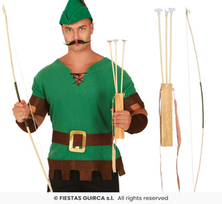 Pilbåge 105 cm med 3 pilar
