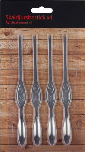 Skaldjursbestick 4-pack, 15cm