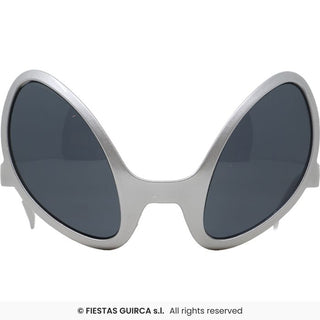 Silverglasögon Alien Goggles – Maskeradtillbehör Vuxen