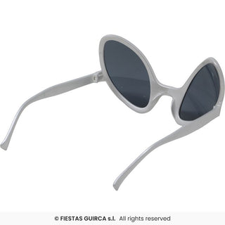 Silverglasögon Alien Goggles – Maskeradtillbehör Vuxen