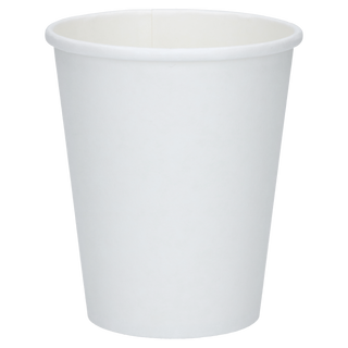White paper cups 23cl 50pcs