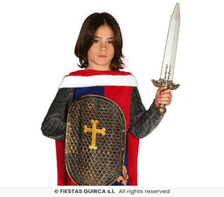 Barnsköld 41 cm och svärd 48 cm, PVC