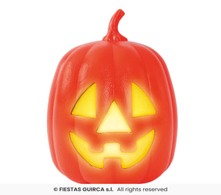 Pumpa med ljus, plast, 27 cm