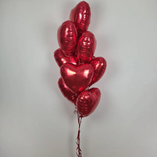 Helium ballongbukett Hjärtan