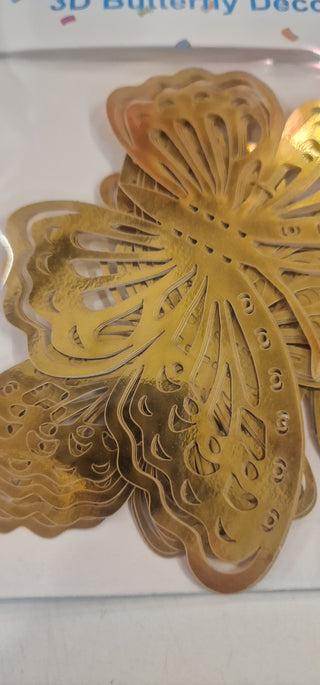 12 decorative butterflies in 3D