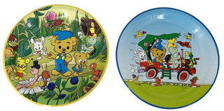 Tallrik 23cm, 8-p, Bamse, 2 olika