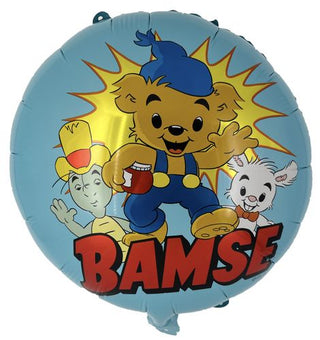 Folie Ballong 45cm, Bamse med helium