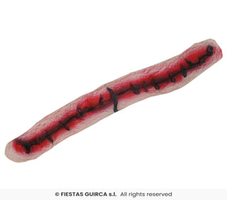 Söndersågat ärr, latex 25 cm