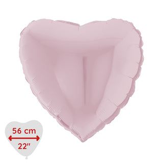 Foil balloon medium heart with helium