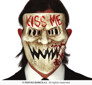 Kiss Me Läskig Mask PVC