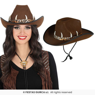 Brun australisk cowboyhatt
