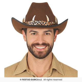 Brun australisk cowboyhatt