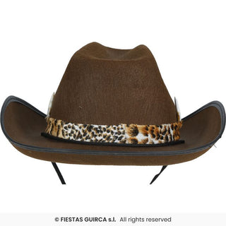 Brun australisk cowboyhatt