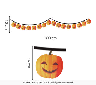 Pumpagirlang 300 cm 16X16 cm Hq
